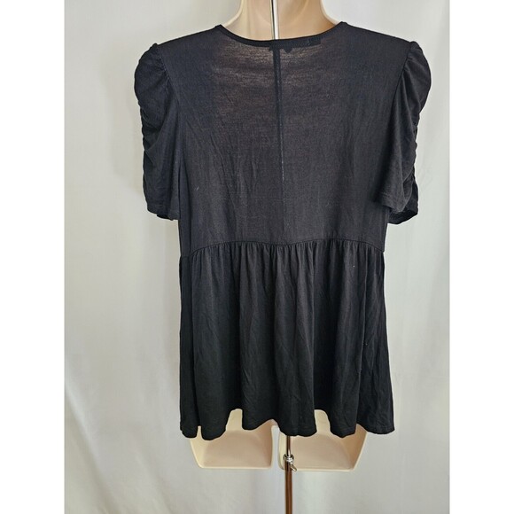 Maurices Tunic Womens Black Open Front Tunic Size Small - Picture 3 of 7